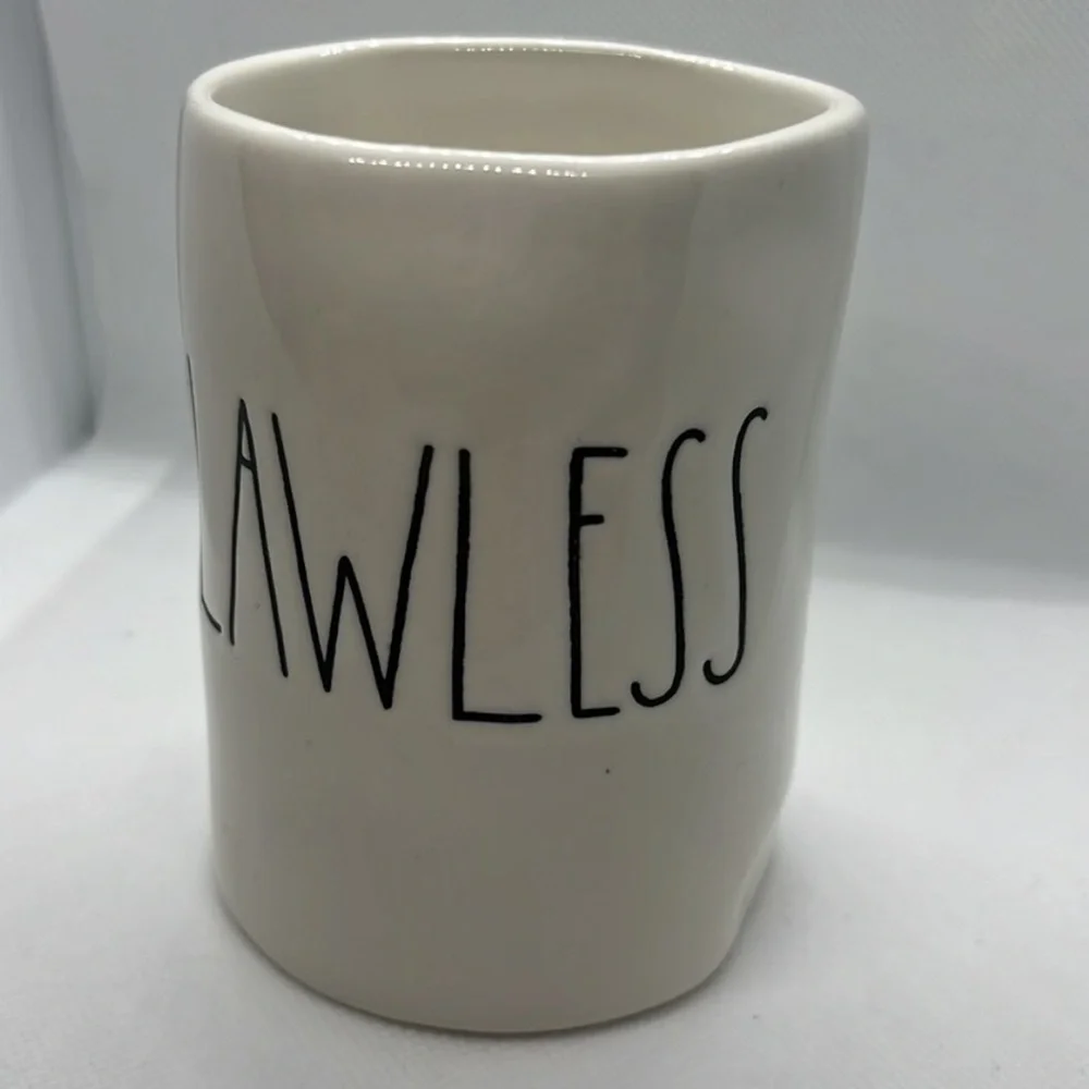 Rae Dunn Flawless Brush Holder / Bathroom Cup EUC